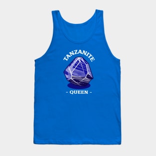 Tanzanite Queen Gemstone Gem Tank Top